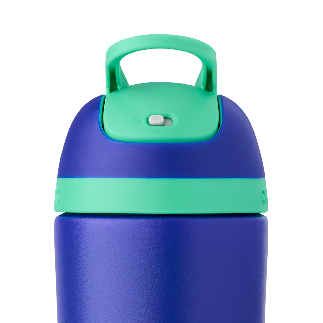 Kids¡¯ Stainless Steel Flip? Teal + Pink